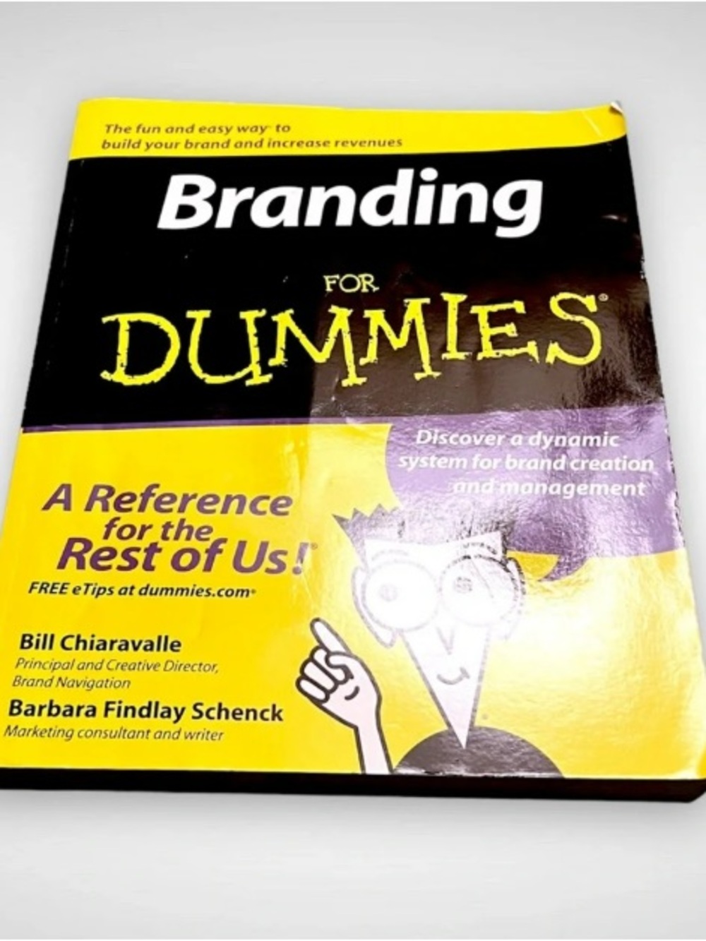 Branding for Dummies - Yellow and Black Paperback